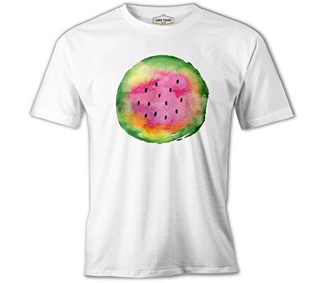 Eat when Summer - Karpuz Beyaz Erkek Tshirt