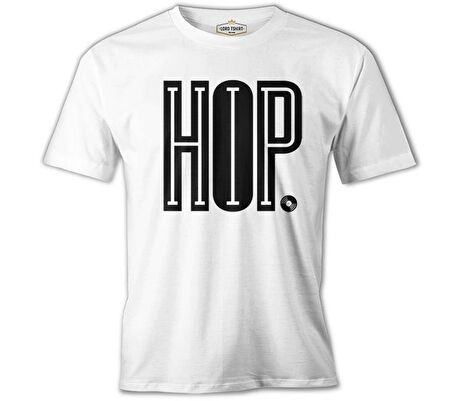 Hip Hop with IO Beyaz Erkek Tshirt