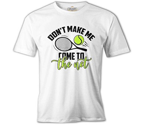 Tenis - Net Beyaz Erkek Tshirt