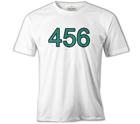Squid Game - 456 Beyaz Erkek Tshirt