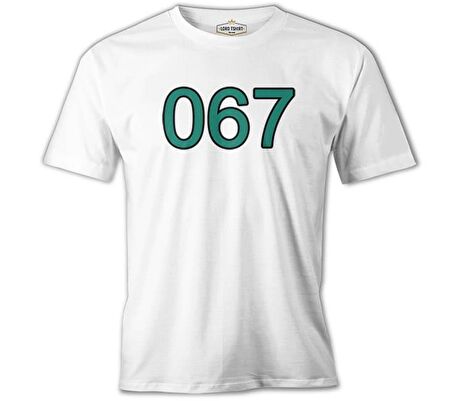 Squid Game - 067 Beyaz Erkek Tshirt