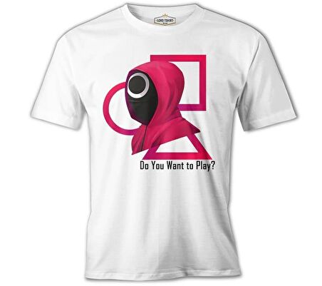 Squid Game - Oyun Beyaz Erkek Tshirt