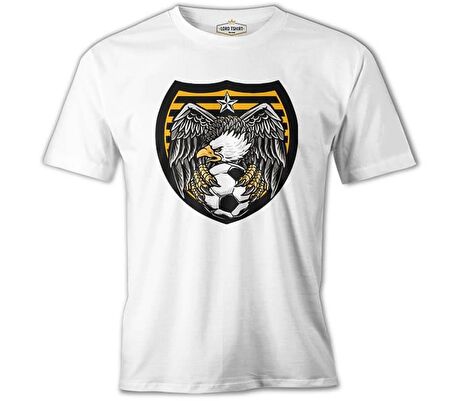 Futbol - Top Pençe Kartal Beyaz Erkek Tshirt