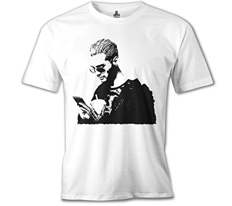 Tokio Hotel - Bill Kaulitz Beyaz Erkek Tshirt