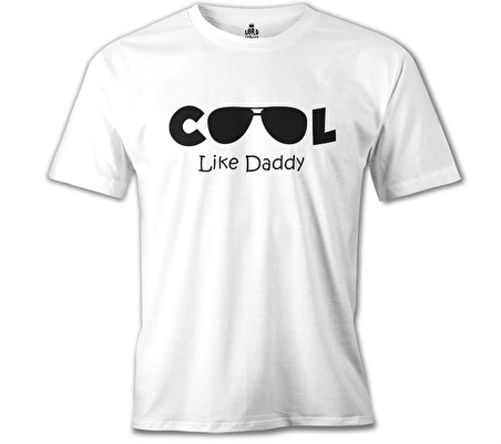 Cool Like Daddy Beyaz Erkek Tshirt