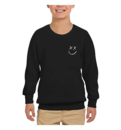 Louis Tomlinson - Face Siyah Çocuk Sweatshirt