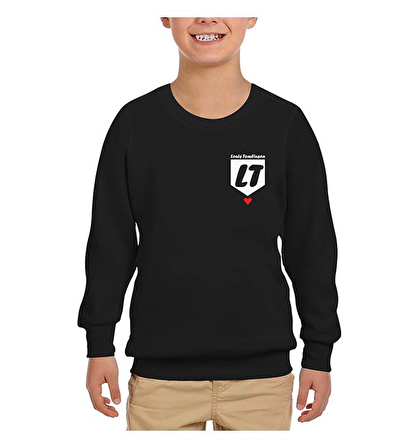 Louis Tomlinson - LT Siyah Çocuk Sweatshirt