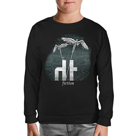 Dark Tranquility - Fiction Blue Siyah Çocuk Sweatshirt