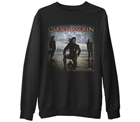 Carach Angren - Phantom Ship  Siyah Erkek Kalın Sweatshirt