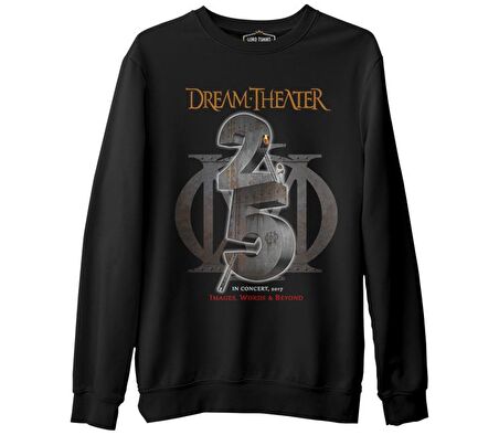 Dream Theater - In Concert 2017  Siyah Erkek Kalın Sweatshirt