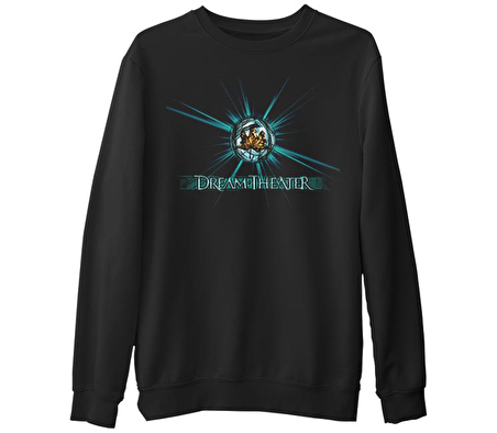 Dream Theater - Core  Siyah Erkek Kalın Sweatshirt
