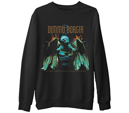 Dimmu Borgır - Dimensions Siyah Erkek Kalın Sweatshirt