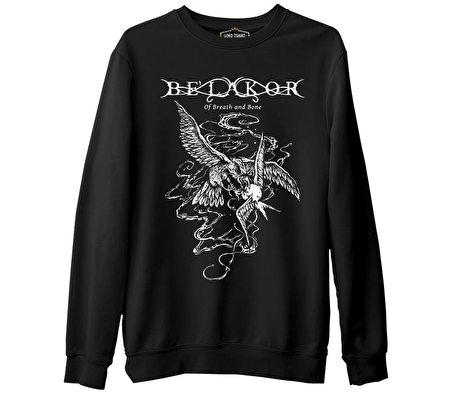 BeLakor - Of Breath and Bone Siyah Erkek Kalın Sweatshirt
