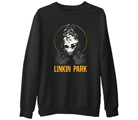 Linkin Park - Soldier  Siyah Erkek Kalın Sweatshirt