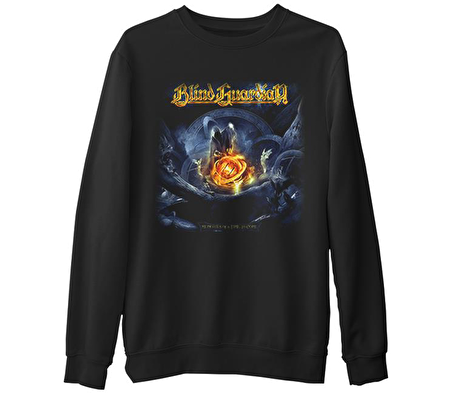 Blind Guardian - Memories of a Time Siyah Erkek Kalın Sweatshirt