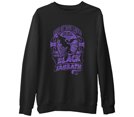 Black Sabbath - Lord of This World  Siyah Erkek Kalın Sweatshirt