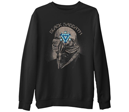 Black Sabbath Arc Reactor  Siyah Erkek Kalın Sweatshirt