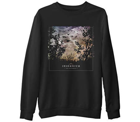 Insomnium - One for Sorrow  Siyah Erkek Kalın Sweatshirt