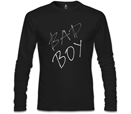 Bad Boy Siyah Erkek Sweatshirt