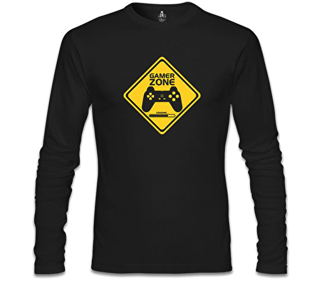 Gamer Zone Siyah Erkek Sweatshirt