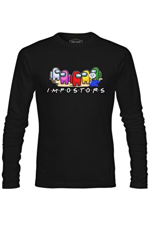 Among Us Impostors II Siyah Erkek Sweatshirt