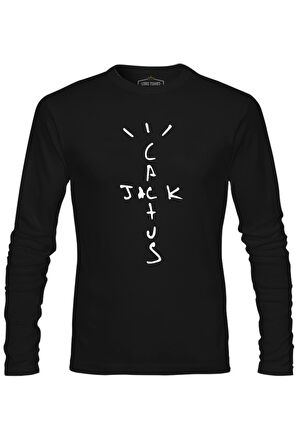Travis Scott - Cactus Jack Siyah Erkek Sweatshirt