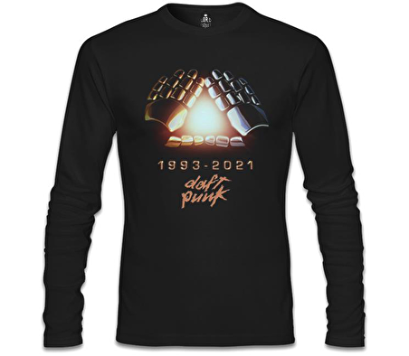 Daft Punk - 1993-2021  Siyah Erkek Sweatshirt