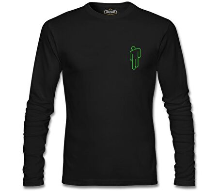 Billie Eilish - Blohsh Logo Siyah Erkek Sweatshirt