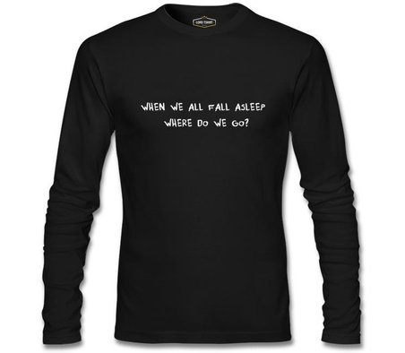 Billie Eilish - Fall Asleep Siyah Erkek Sweatshirt