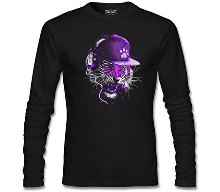 Pençe - Kaplan Siyah Erkek Sweatshirt