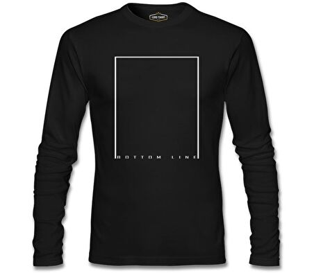 Bottom Line Siyah Erkek Sweatshirt