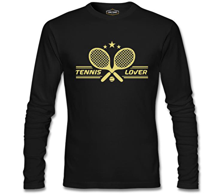 Tenis - Lover Siyah Erkek Sweatshirt