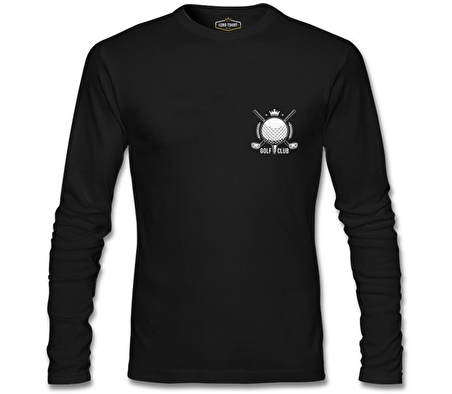 Golf Kulübü - Golf Club Siyah Erkek Sweatshirt
