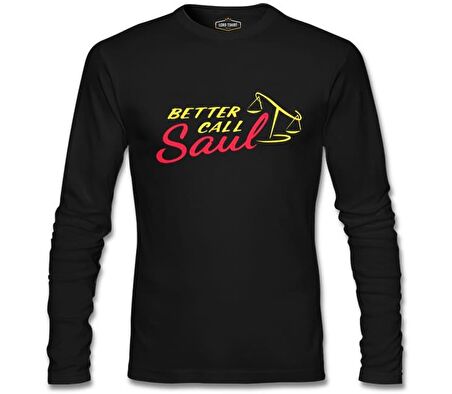 Better Call Saul Siyah Erkek Sweatshirt