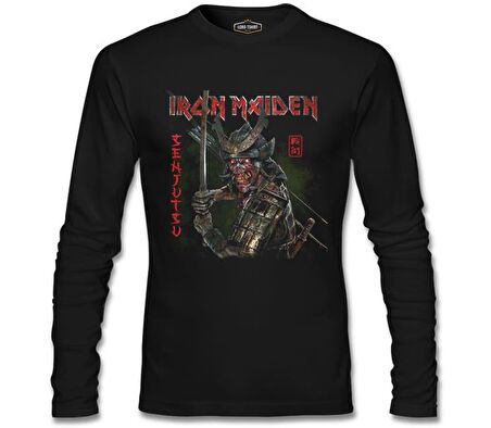 Iron Maiden - Senjutsu Siyah Erkek Sweatshirt