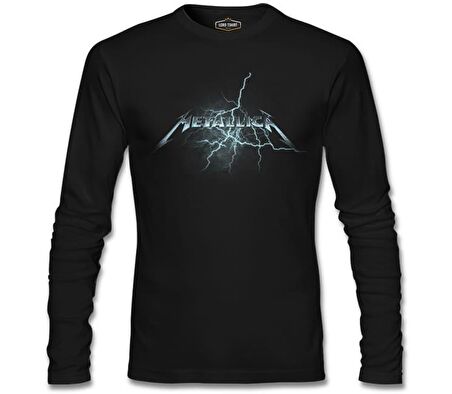 Metallica - Thunder Siyah Erkek Sweatshirt