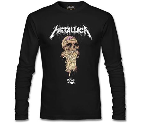 Metallica - One Siyah Erkek Sweatshirt