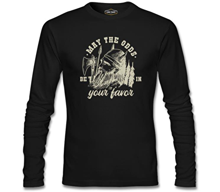 Viking - Odds Siyah Erkek Sweatshirt