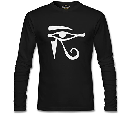 Ra'nın Gözü - R Siyah Erkek Sweatshirt