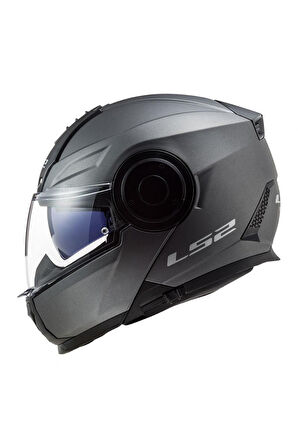 LS2 SCOPE CENE ACILIR KASK MAT TITANIUM