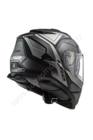 STORM 2 FASTER MAT TITANIUM KAPALI KASK