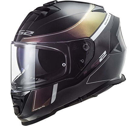 LS2 STORM 2 VELVET MAT SIYAH-GOKKUSAGI KASK