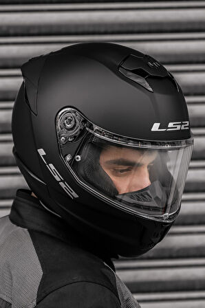 LS2 STREAM 2 MAT SIYAH KASK