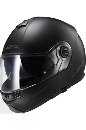 Ff325 Strobe Çene Açılır Mat Siyah Kask