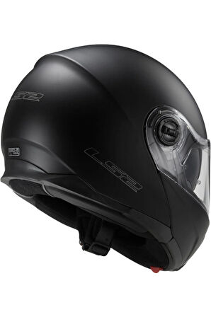 Ff325 Strobe Çene Açılır Mat Siyah Kask