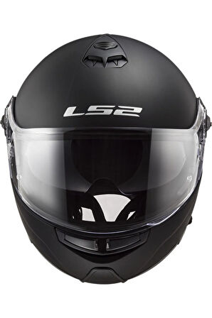 Ff325 Strobe Çene Açılır Mat Siyah Kask