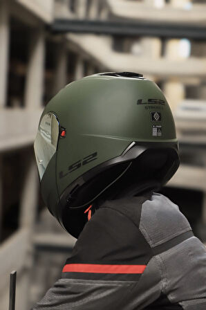 LS2 STROBE 2 MAT YESIL KASK