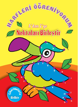 Harfleri Öğreniyorum A'dan Z'ye Noktaları Birleştir