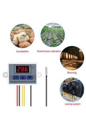 W3002-220v 10a Dijital Termostat Kuluçka Makinalarına Uygun Hassas ( Lisinya )