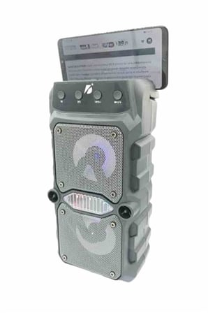 Çift Çıkışlı Güçlü Bataryalı Kablosuz Yüksek Ses Kaliteli Bluetooth Hoparlör - Lisinya